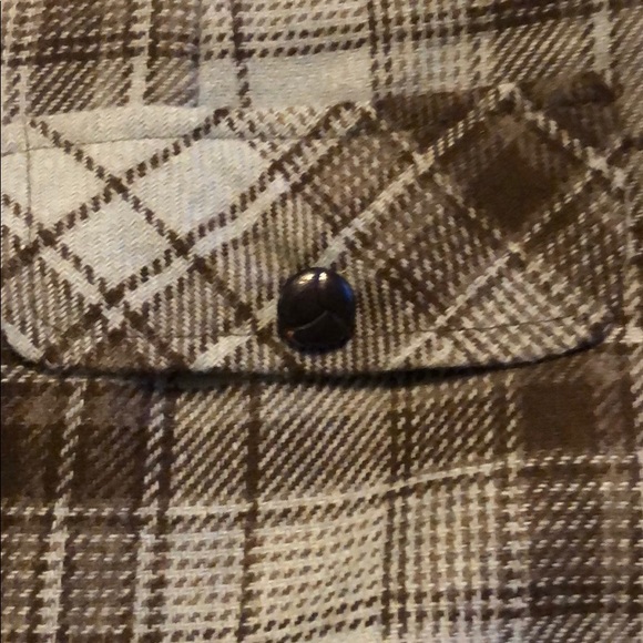 Ann Taylor Loft plaid skirt 4 petite - Picture 3 of 4